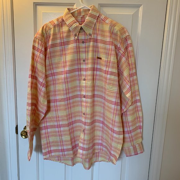 Plaid Button-Up Collared Shirt - Picture 5 of 5
